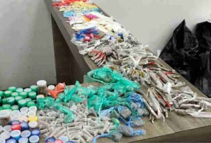 Grande quantidade de entorpecentes apreendida no condomínio Jundiapeba 5