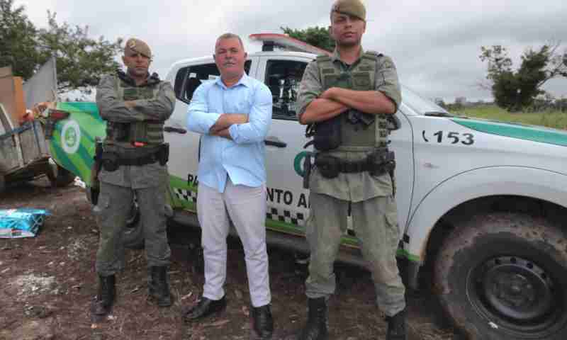 Descarte irregular flagrado na quinta-feira 26