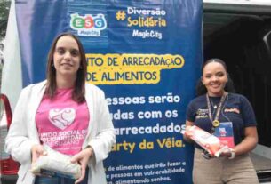 Fundo Social de Suzano e Magic City arrecadam 1,7 toneladas de alimentos