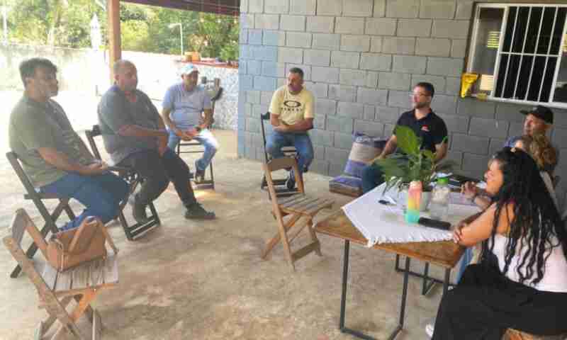 Reunião com moradores do Parque das Varinhas