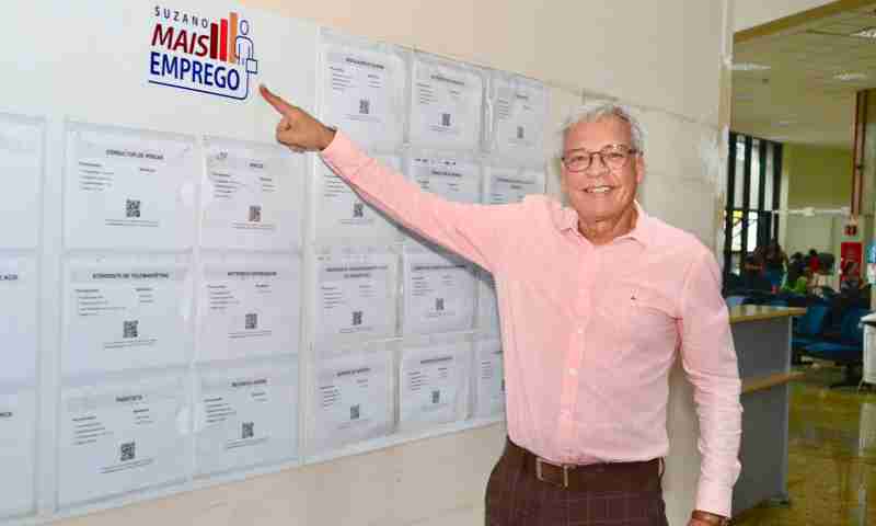 Prefeitura de Suzano divulgou 683 oportunidades de trabalho