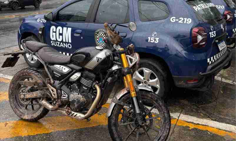 Nessa sexta-feira 15, a GCM recuperou uma moto roubada no Miguel Badra