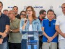 Mara Bertaiolli inaugura Praça Kaizuka em Cesar de Souza