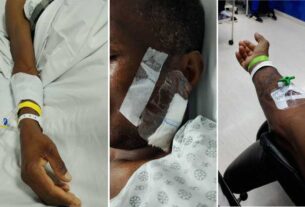 Vítima de agressão de motorista de caminhão de entrega