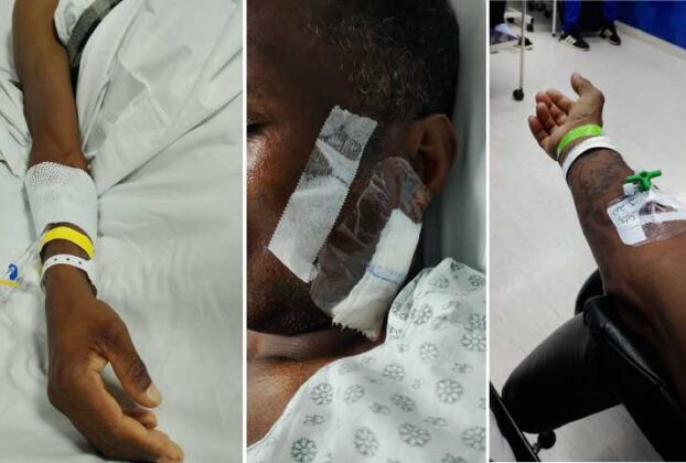 Vítima de agressão de motorista de caminhão de entrega