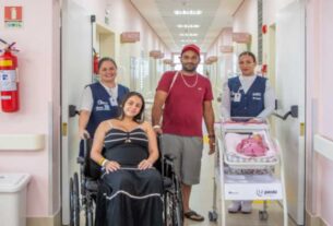 Primeira gestante Maternidade Municipal de Mogi das Cruzes