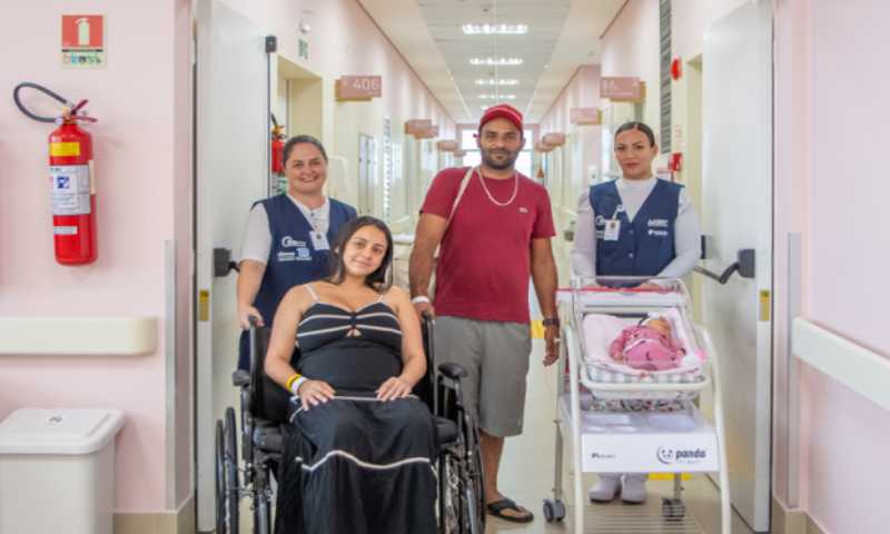 Primeira gestante Maternidade Municipal de Mogi das Cruzes
