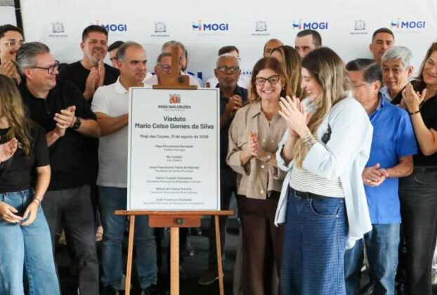 Prefeita Mara Bertaiolli inaugurou nova perimetral no distrito de Cesar de Souza