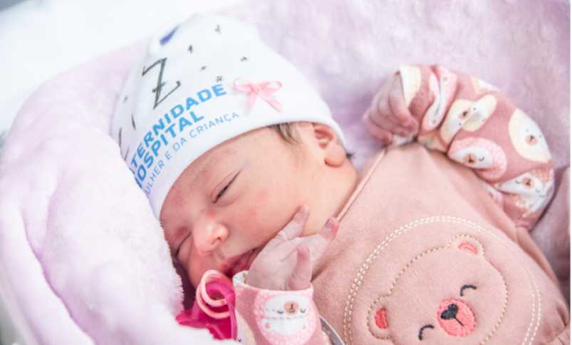 Nasce Liz Gabriela, a primeira bebê da Maternidade e Hospital da Mulher e da Criança