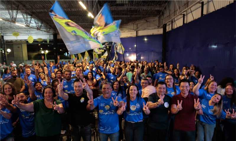 Rodrigo Ashiuchi em Mogi. Campanha acelera