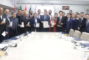 Na terça-feira 15, uma comitiva chinesa esteve na Câmara Municipal de Mogi das Cruzes buscando parcerias