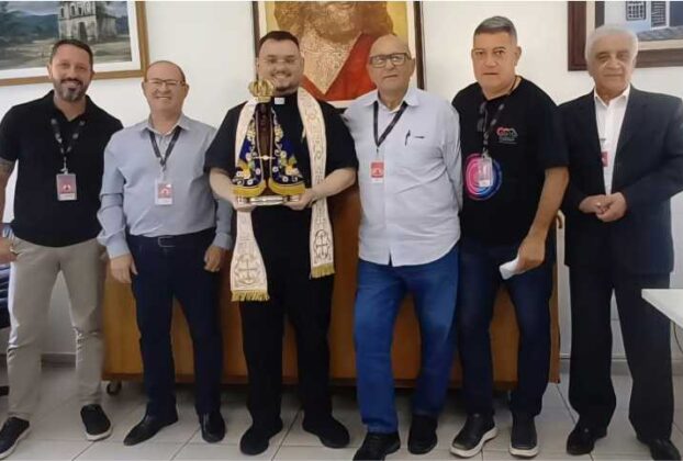 Nesta quinta-feira 8, a Imagem de Nossa Senhora visitou Santa Casa de Mogi
