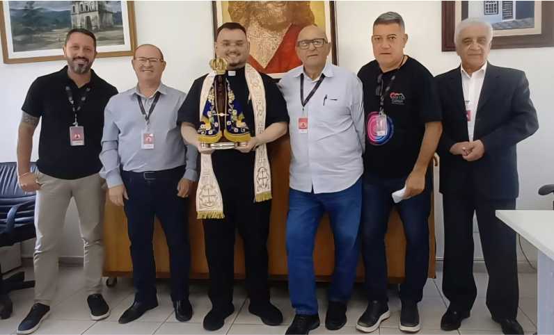 Nesta quinta-feira 8, a Imagem de Nossa Senhora visitou Santa Casa de Mogi